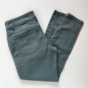 Prana Saltwater Teal Cropped Jeans Sz6/28